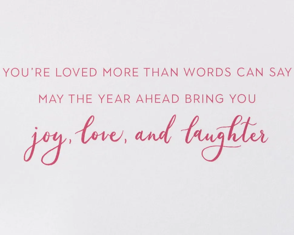 Joy, Love, And Laughter Birthday Greeting Card for Daughter