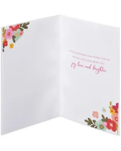 Joy, Love, And Laughter Birthday Greeting Card for Daughter