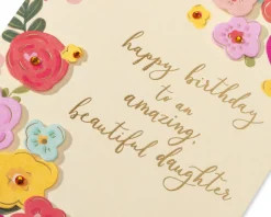 Joy, Love, And Laughter Birthday Greeting Card for Daughter