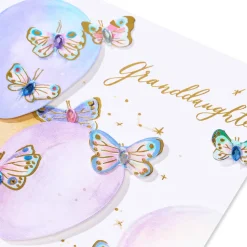 Joy To Our Hearts Birthday Greeting Card for Granddaughter