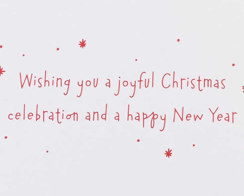 Joyful Christmas Celebration Holiday Boxed Cards, 20-Count