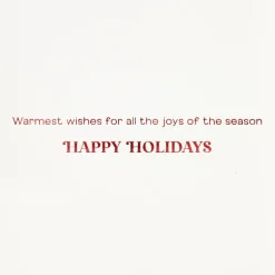 Joys of the Season Christmas Greeting Card