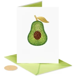 Judith Leiber Avocado Blank Greeting Card
