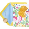 Judith Leiber Gemmed Citrus Blank Greeting Card