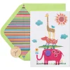 Jungle Animal New Baby Greeting Card
