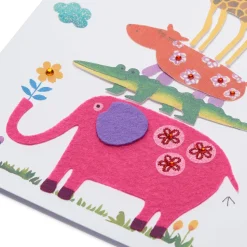 Jungle Animal New Baby Greeting Card