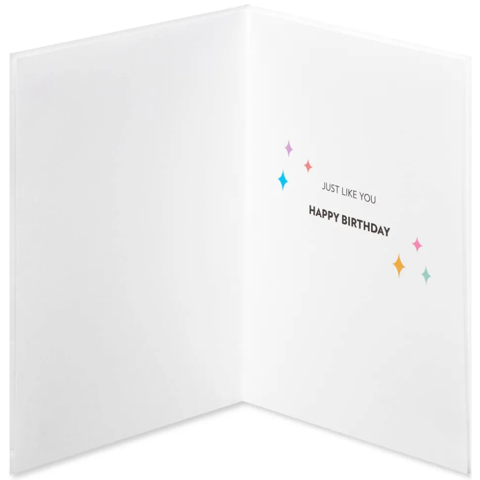 Just Like You Birthday Greeting Card for LGBTQIA+
