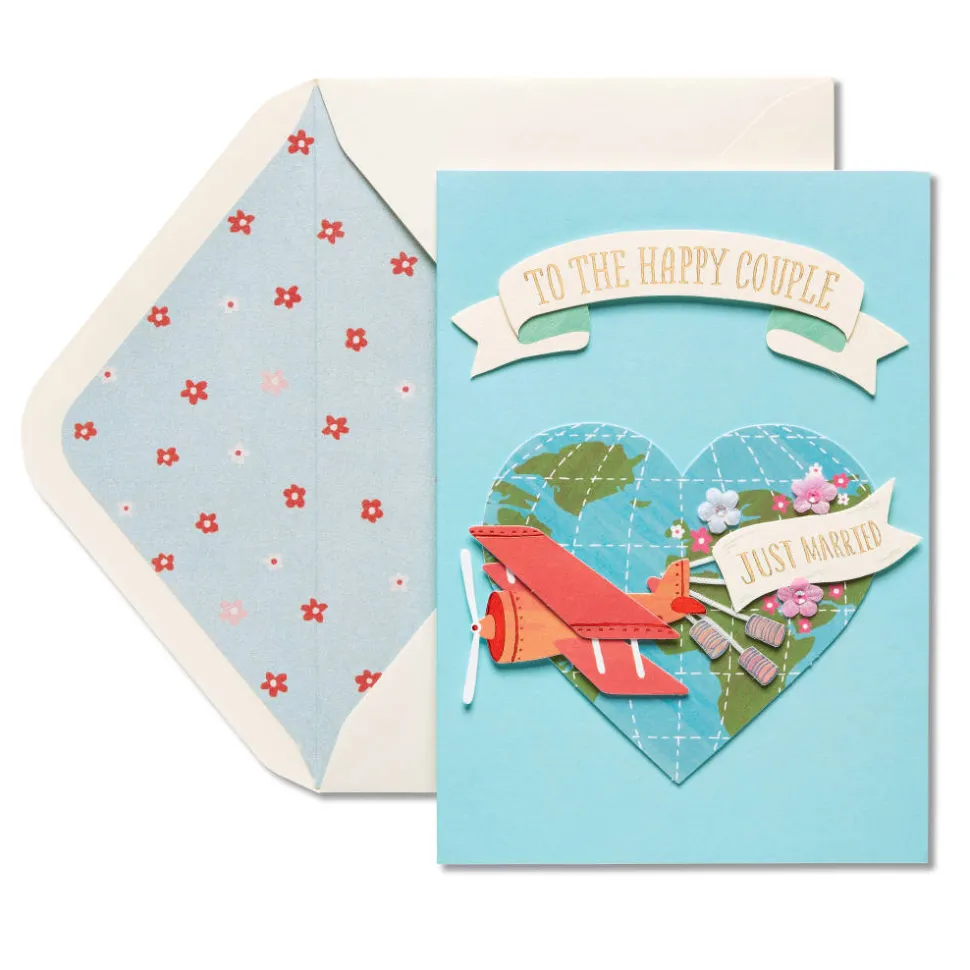 Just Married Wedding Greeting Card