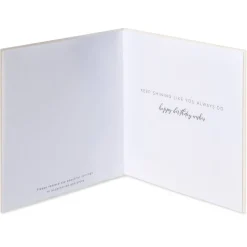 Keep Shining Birthday Greeting Card with Earrings