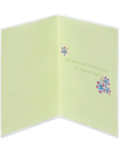 Kick Back Father’s Day Greeting Card