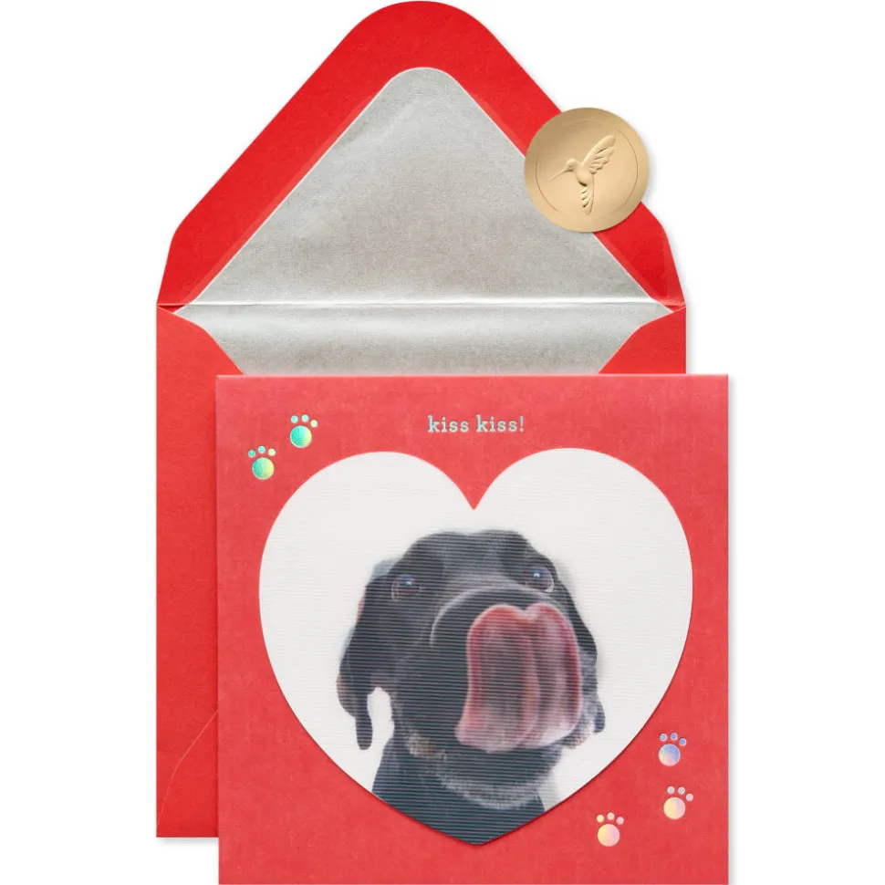 Kiss Kiss Funny Valentine’s Day Greeting Card