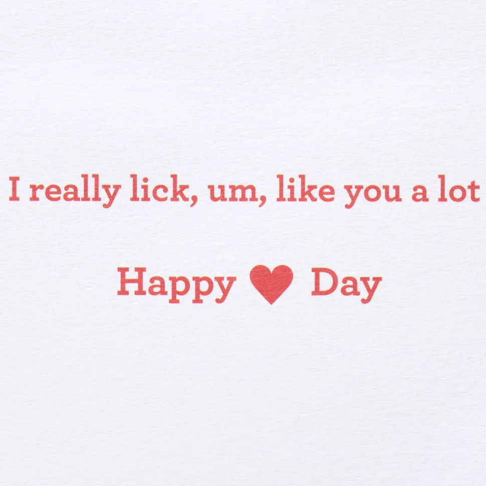 Kiss Kiss Funny Valentine’s Day Greeting Card