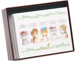 Kittens Thank You Boxed Blank Note Cards with Envelopes, 20-Count