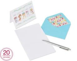 Kittens Thank You Boxed Blank Note Cards with Envelopes, 20-Count