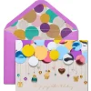 Layers of Balloons Birthday Greeting Card