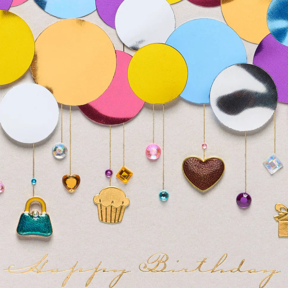 Layers of Balloons Birthday Greeting Card