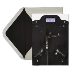 Leather Jacket Birthday Greeting Card