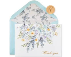 Leaves Thank You Cards with Envelopes, 12-Count