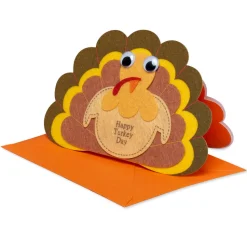 Let the Gobbling Begin Thanksgiving Greeting Card for Kids