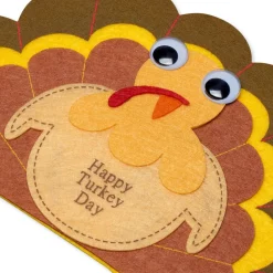 Let the Gobbling Begin Thanksgiving Greeting Card for Kids