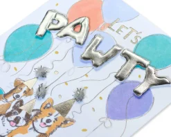 Let’s Pawty Dog Birthday Greeting Card