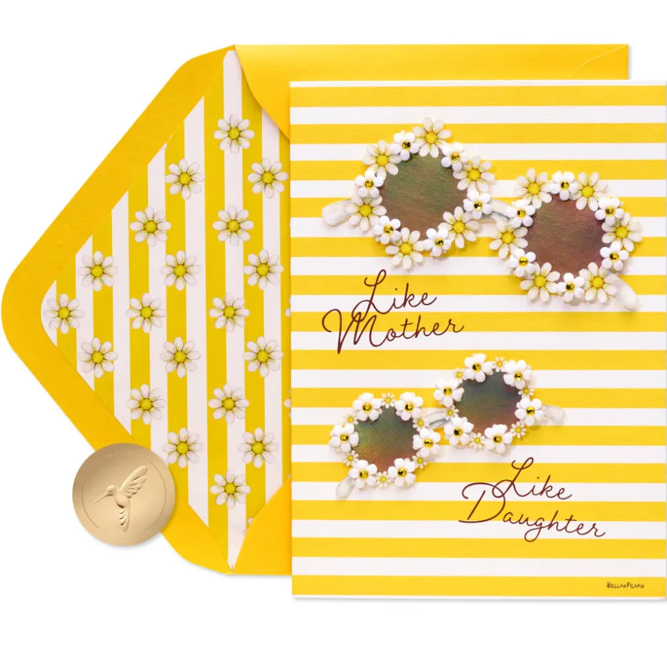 Life is Brighter Mother’s Day Greeting Card from Daughter- Designed by Bella Pilar