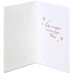 Life is Brighter Mother’s Day Greeting Card from Daughter- Designed by Bella Pilar