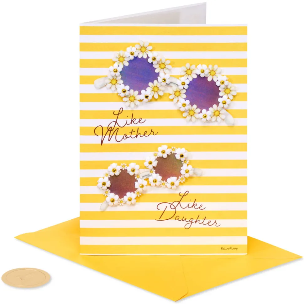 Life is Brighter Mother’s Day Greeting Card from Daughter- Designed by Bella Pilar
