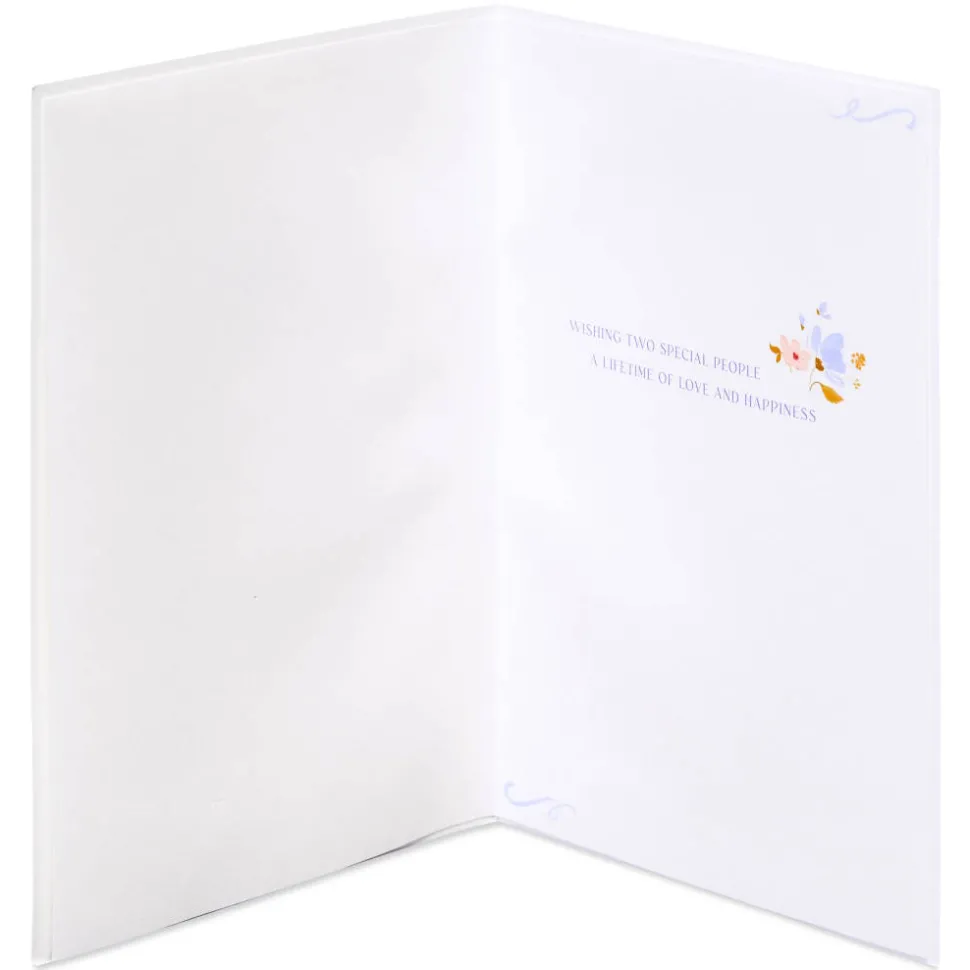 Lifetime of Love and Happiness Religious Wedding Greeting Card