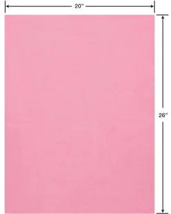 Light Pink Tissue Paper, 8-Sheets