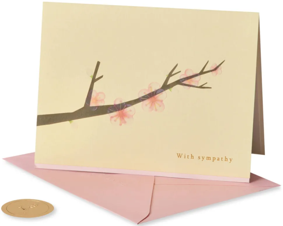 Lilies Sympathy Greeting Card