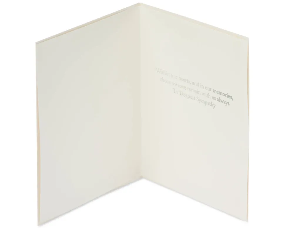 Lillies Sympathy Greeting Card