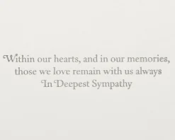 Lillies Sympathy Greeting Card
