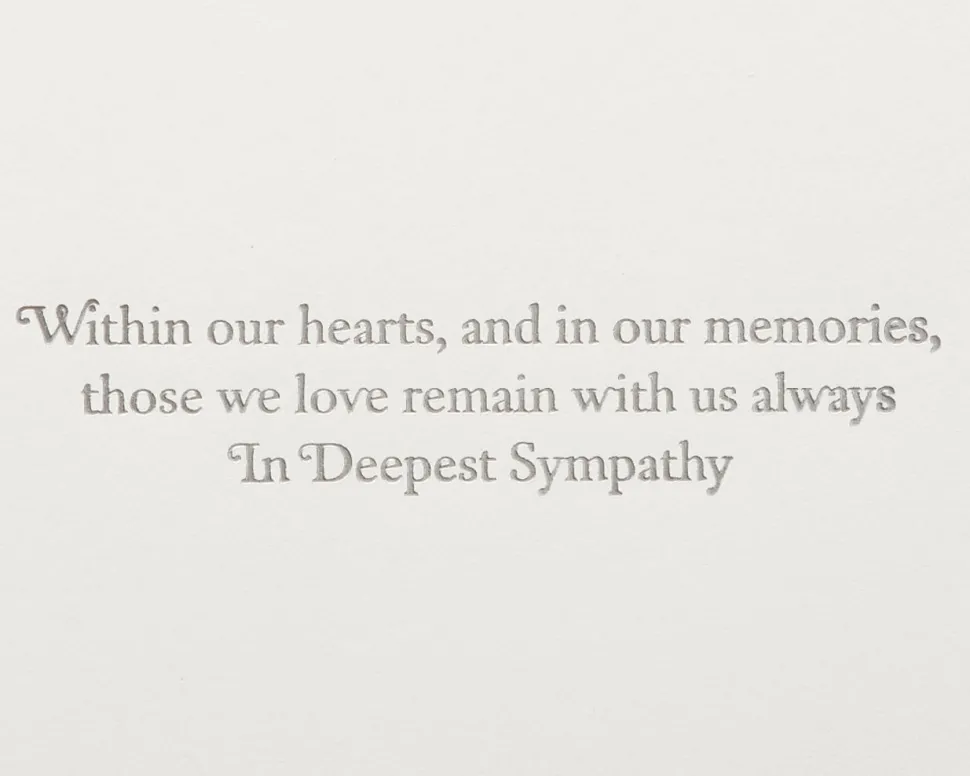 Lillies Sympathy Greeting Card