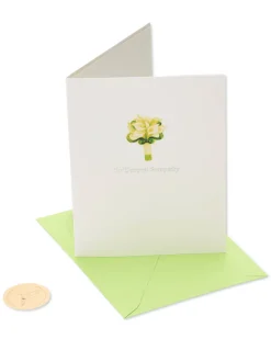Lillies Sympathy Greeting Card