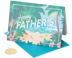 Little Bit of Paradise Father’s Day Greeting Card