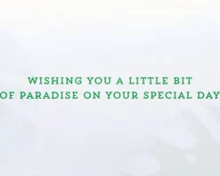 Little Bit of Paradise Father’s Day Greeting Card