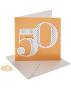 50 Looks Amazing On You 50th Birthday Greeting Card