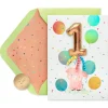 Lots Of Fun 1st Birthday Greeting Card