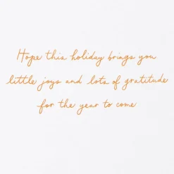 Lots of Gratitude Thanksgiving Greeting Card