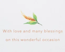 Love & Blessings Baptism Greeting Card