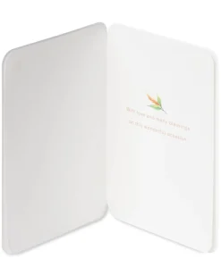 Love & Blessings Baptism Greeting Card
