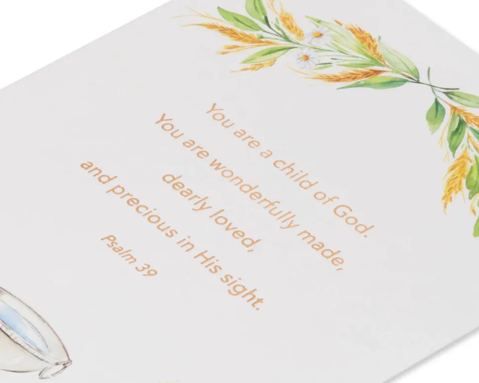 Love & Blessings Baptism Greeting Card