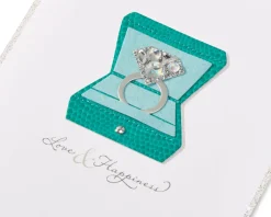 Love & Happiness Blank Wedding Greeting Card