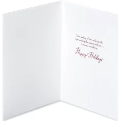 Love and Warmth Christmas Greeting Card for Husband