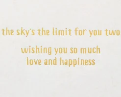 Love is In the Air Wedding Greeting Card for Couple