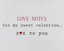 Love Notes Romantic Valentine’s Day Greeting Card