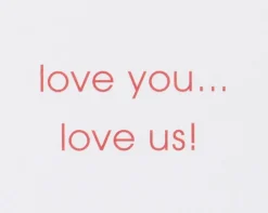 Love Us Romantic Christmas Greeting Card
