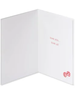 Love Us Romantic Christmas Greeting Card