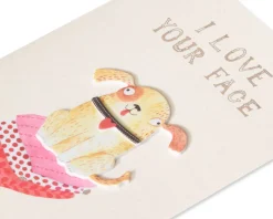 Love Your Face Funny Valentine’s Day Greeting Card